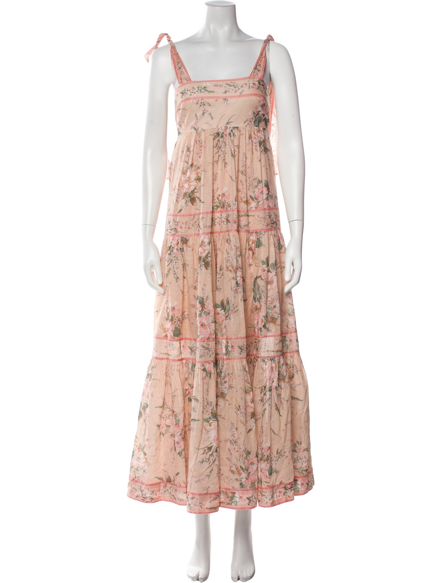 Zimmermann Floral Print Long Dress