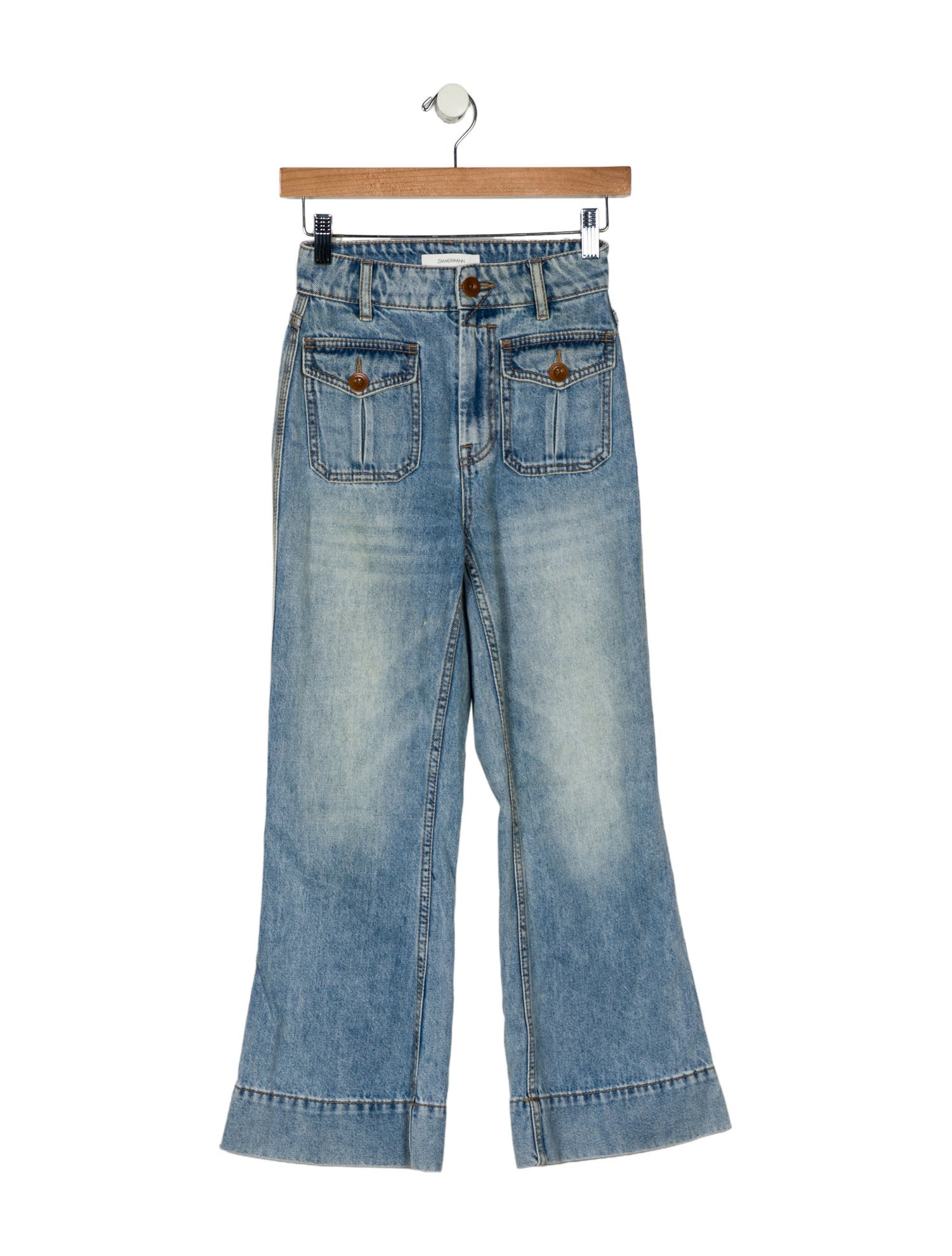 Zimmermann High-Rise Wide Leg Jeans