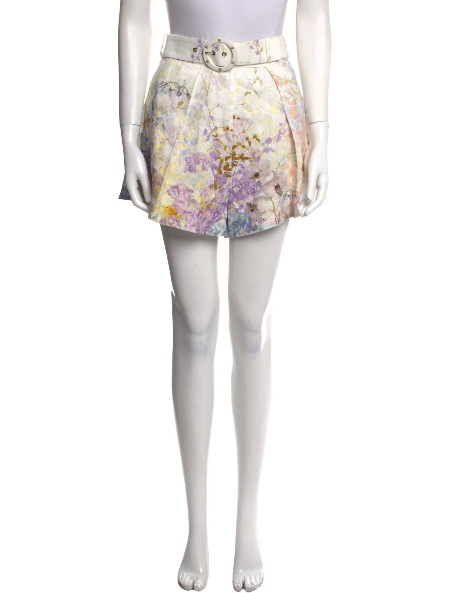 Zimmermann Linen Mini Shorts