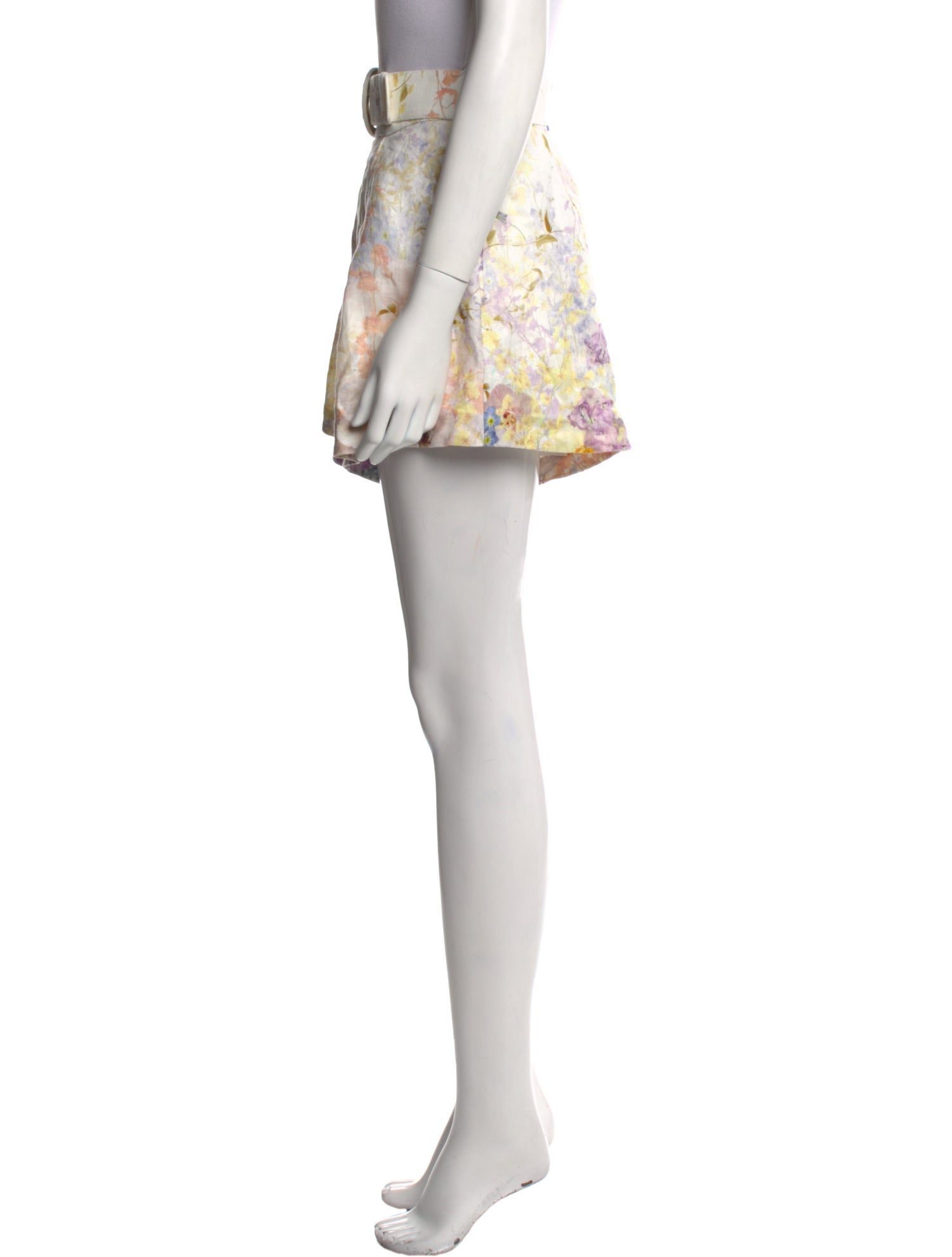 Zimmermann Linen Mini Shorts