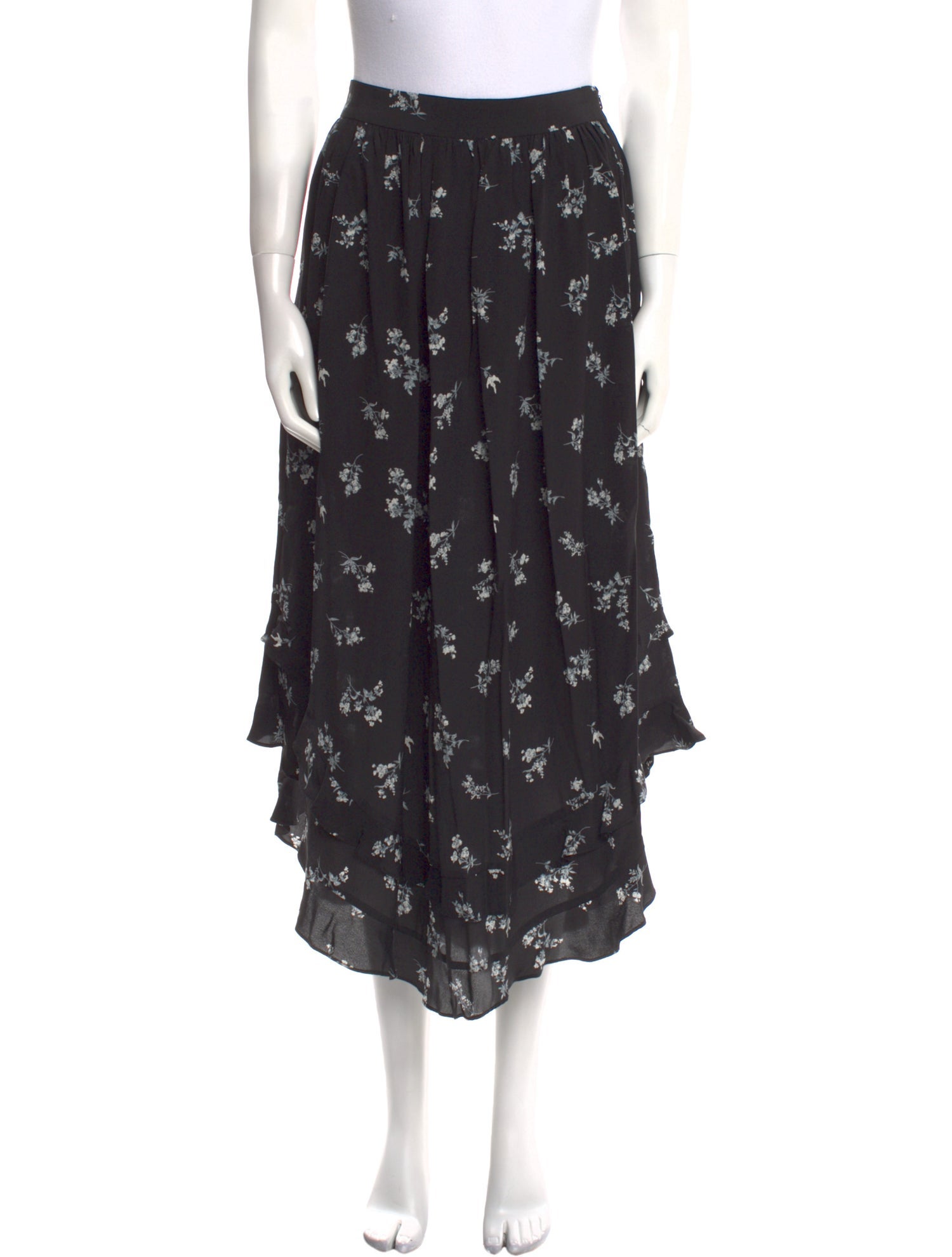 Zimmermann Silk Midi Length Skirt