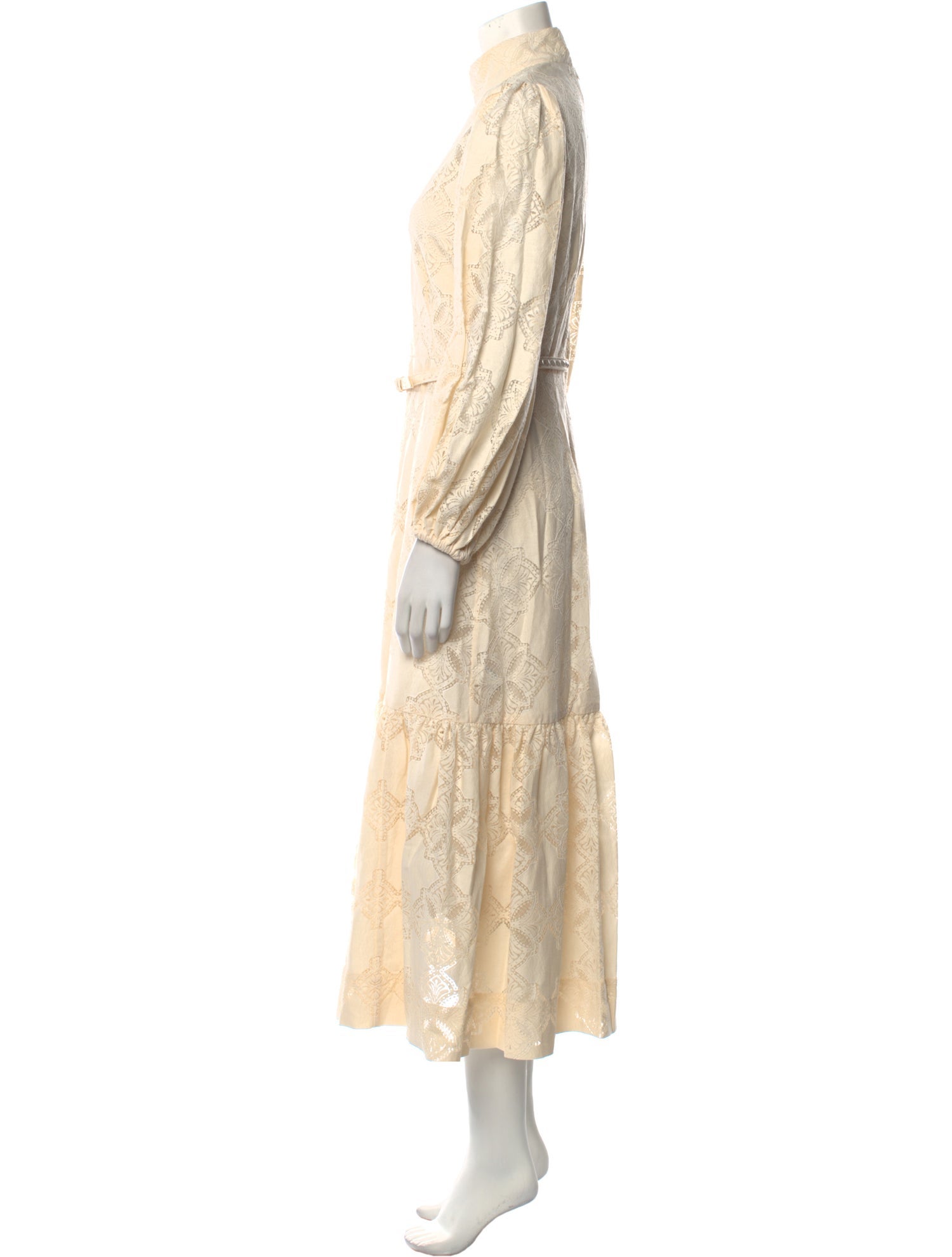 Zimmermann Lace Pattern Long Dress