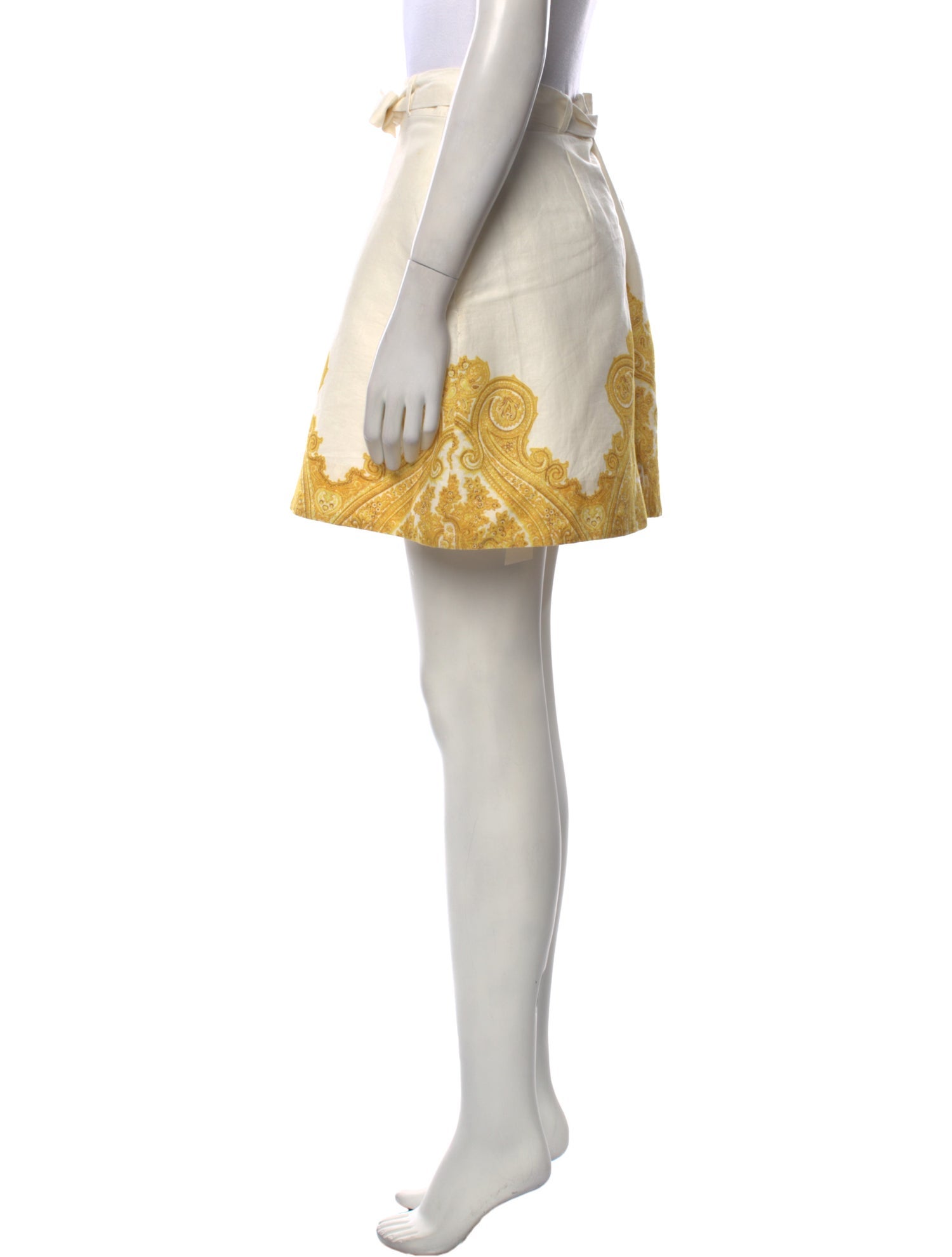 Zimmermann Linen Mini Skirt