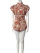 Zimmermann Linen Printed Romper