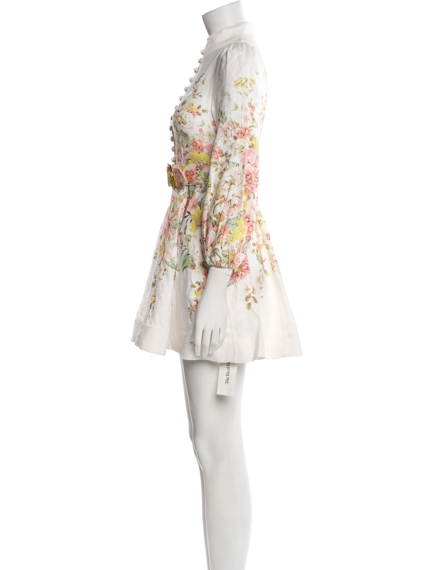 Zimmermann Floral Print Mini Dress