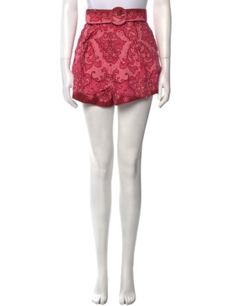 Zimmermann Linen Mini Shorts