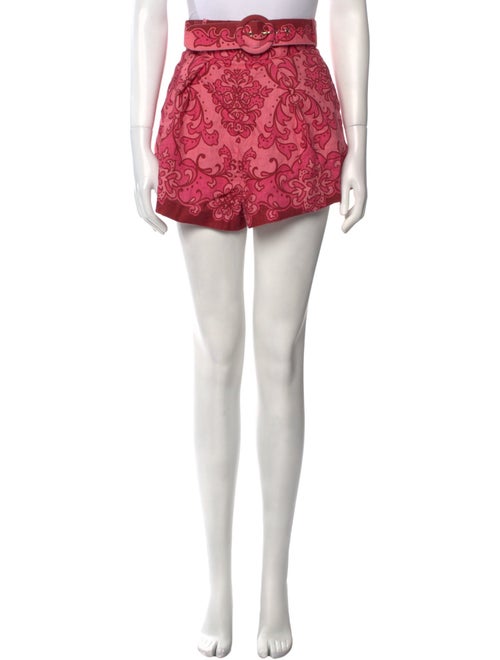 Zimmermann Linen Mini Shorts