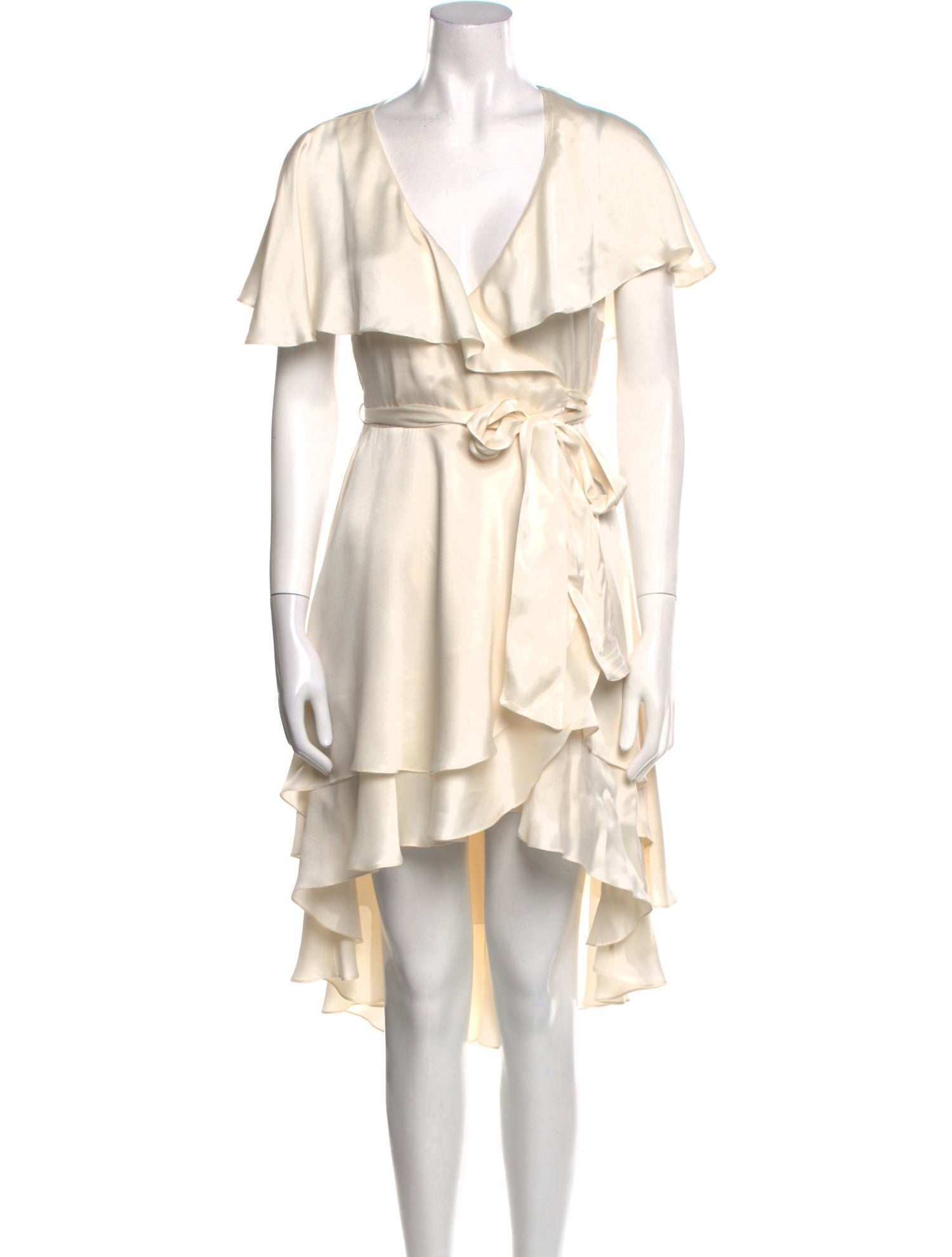 Zimmermann V-Neck Knee-Length Dress