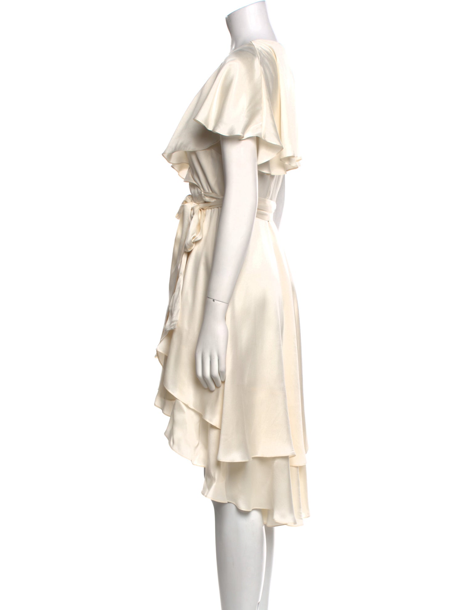 Zimmermann V-Neck Knee-Length Dress