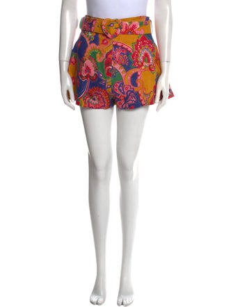 Zimmermann Linen Mini Shorts