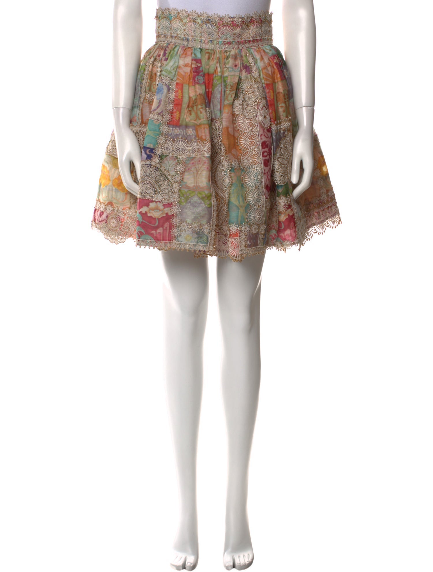 Zimmermann Linen Knee-Length Skirt