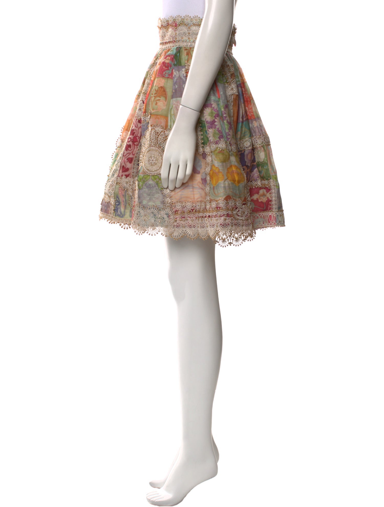 Zimmermann Linen Knee-Length Skirt