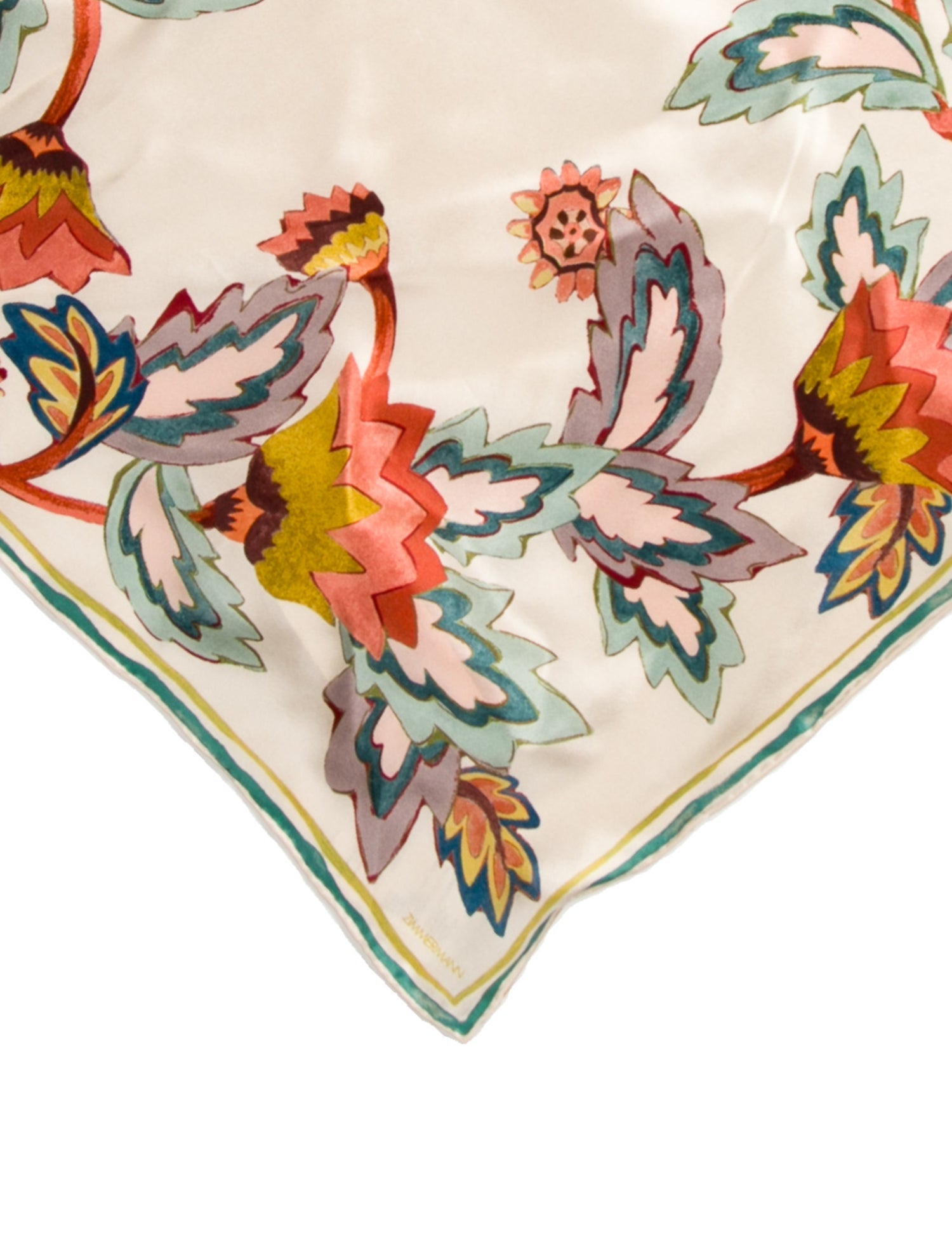 Zimmermann Silk Floral Print Scarf