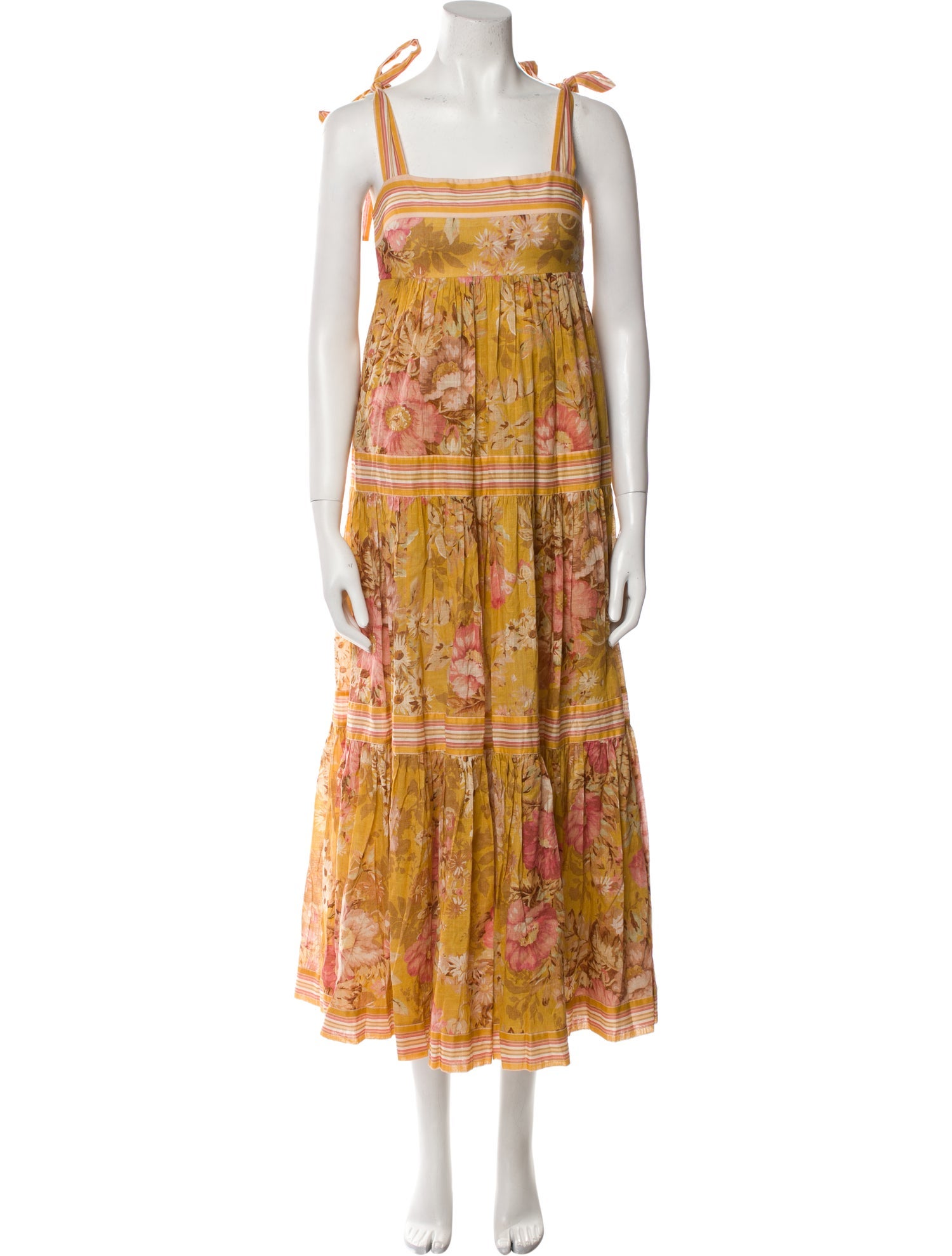 Zimmermann Floral Print Long Dress