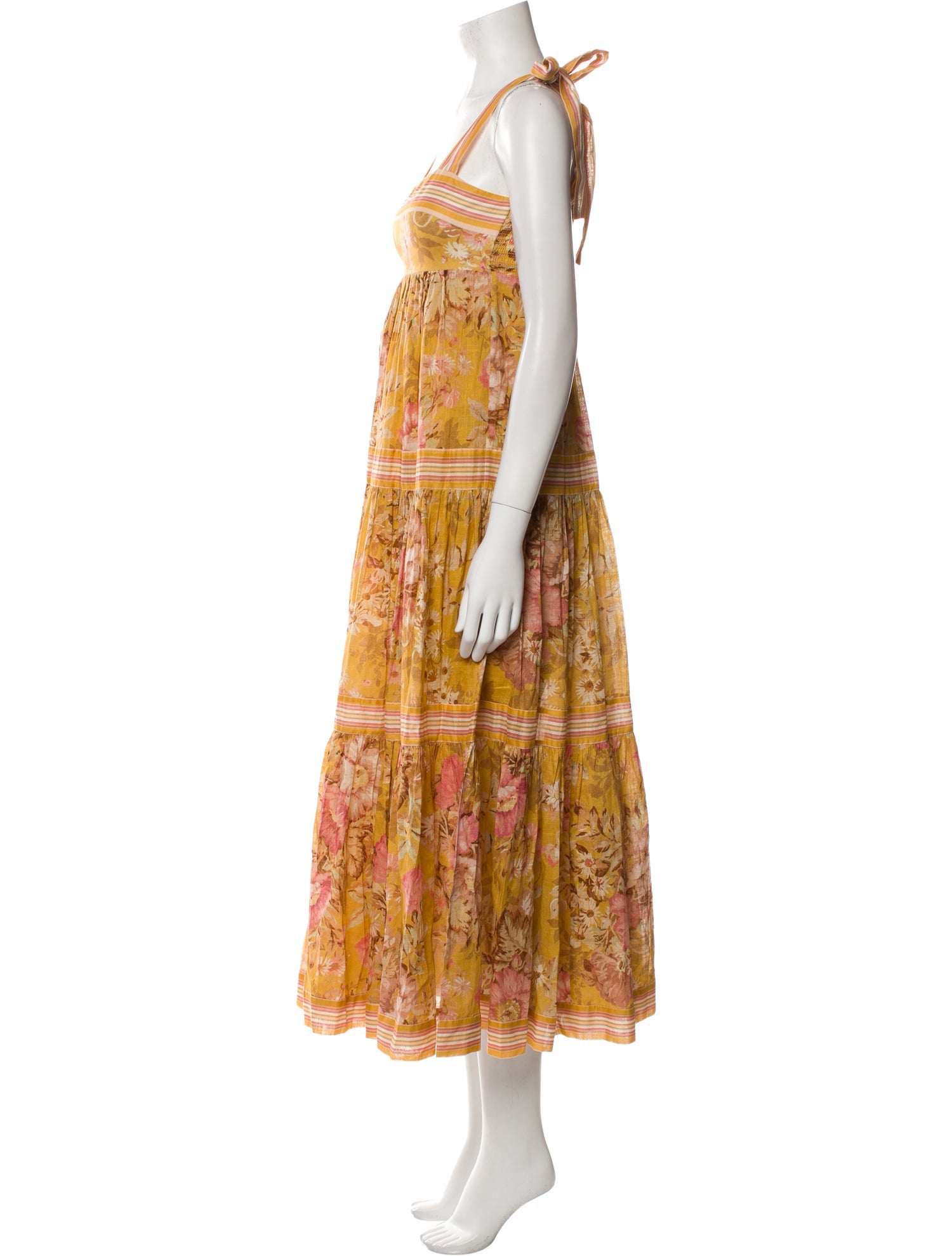 Zimmermann Floral Print Long Dress