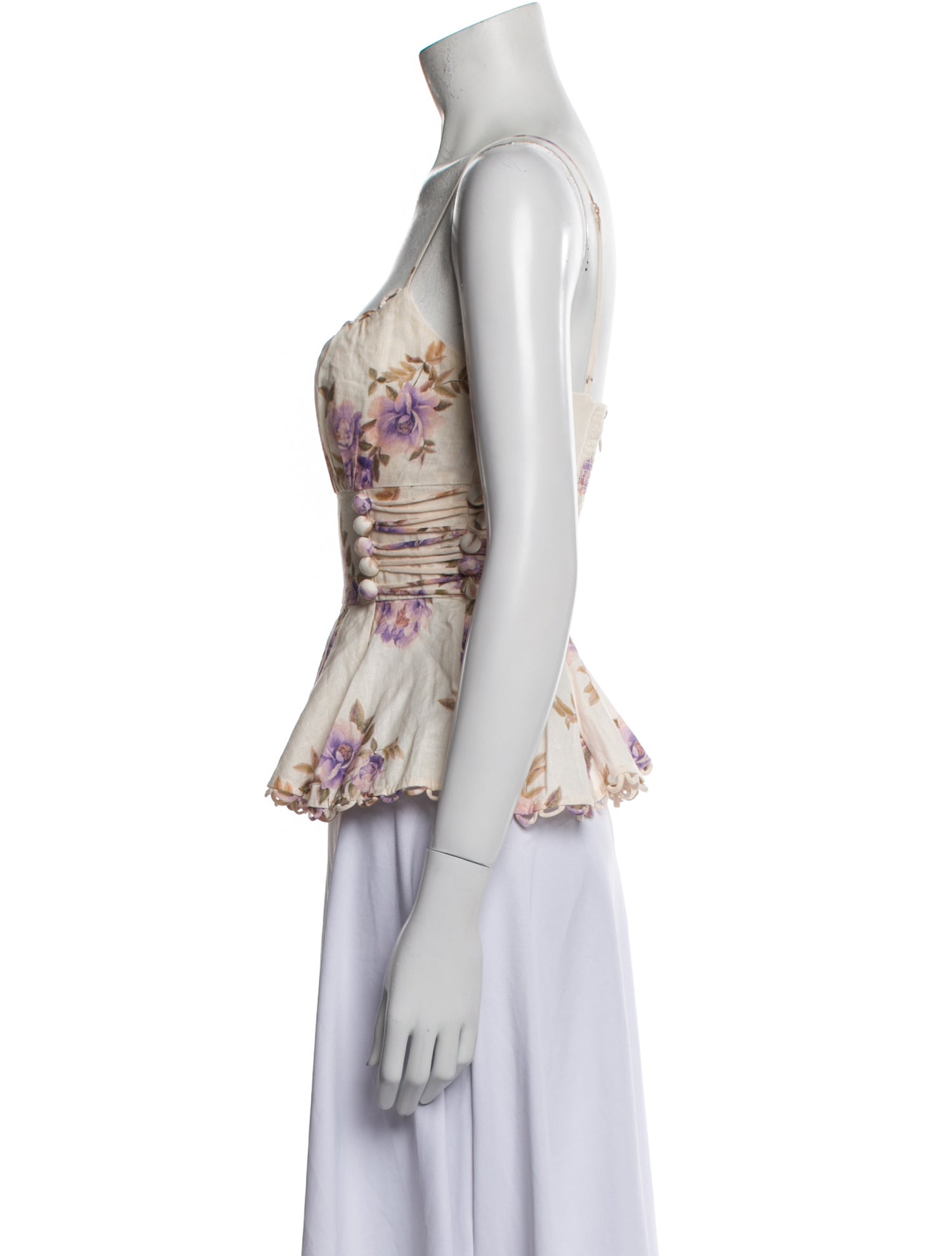 Zimmermann Rosa Linen Top