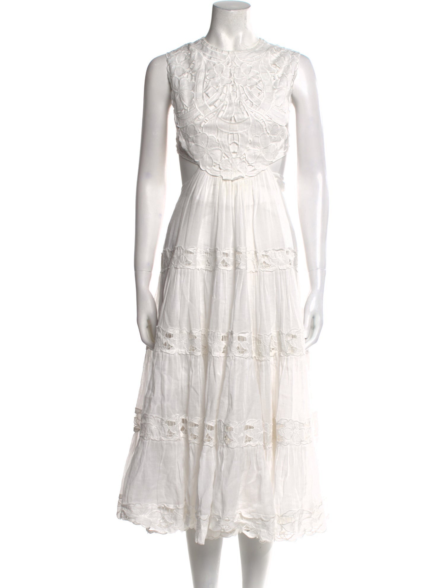 Zimmermann Linen Midi Length Dress