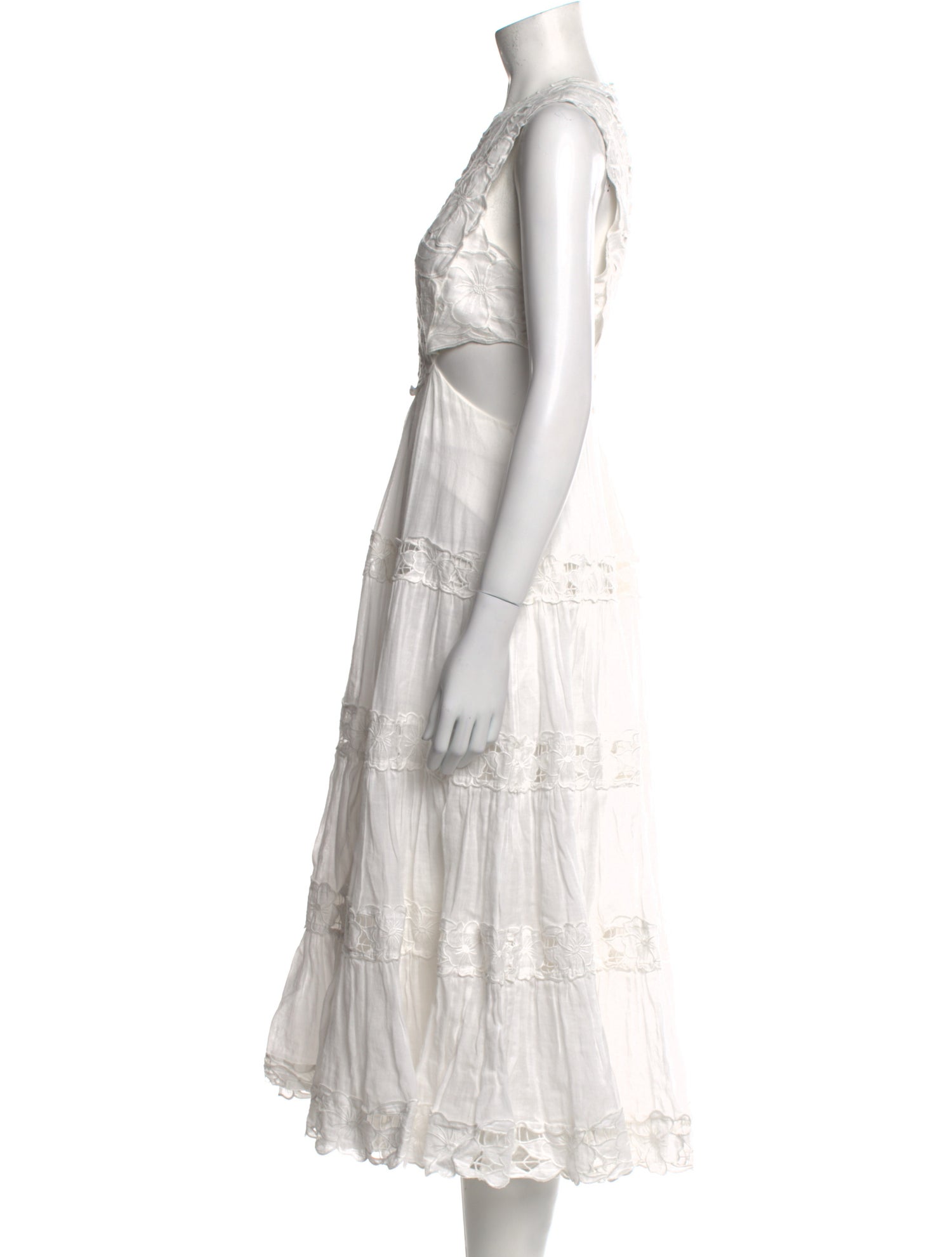 Zimmermann Linen Midi Length Dress