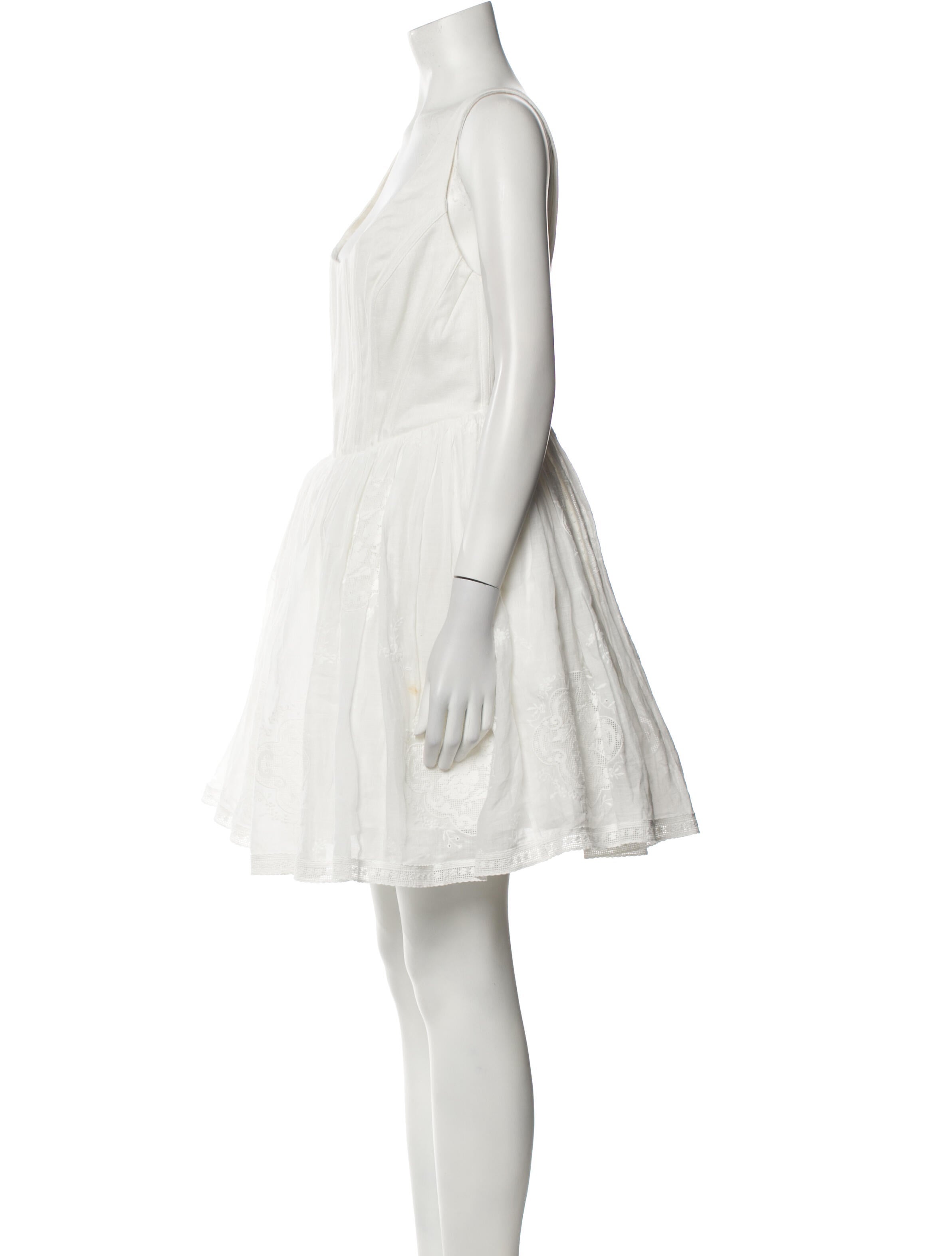 Zimmermann Linen Mini Dress