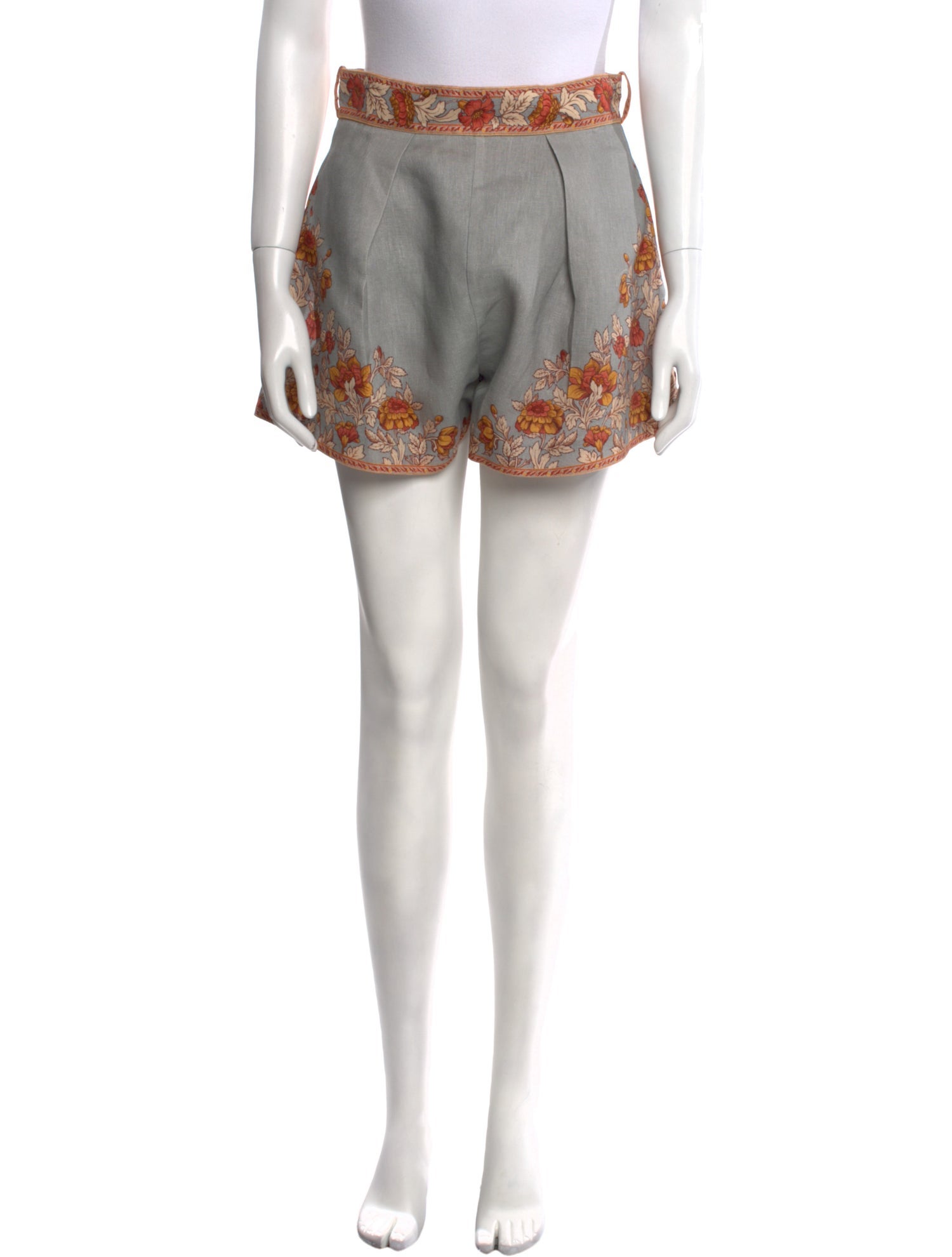 Zimmermann Linen Mini Shorts