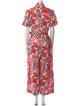 Zimmermann Linen Floral Print Jumpsuit