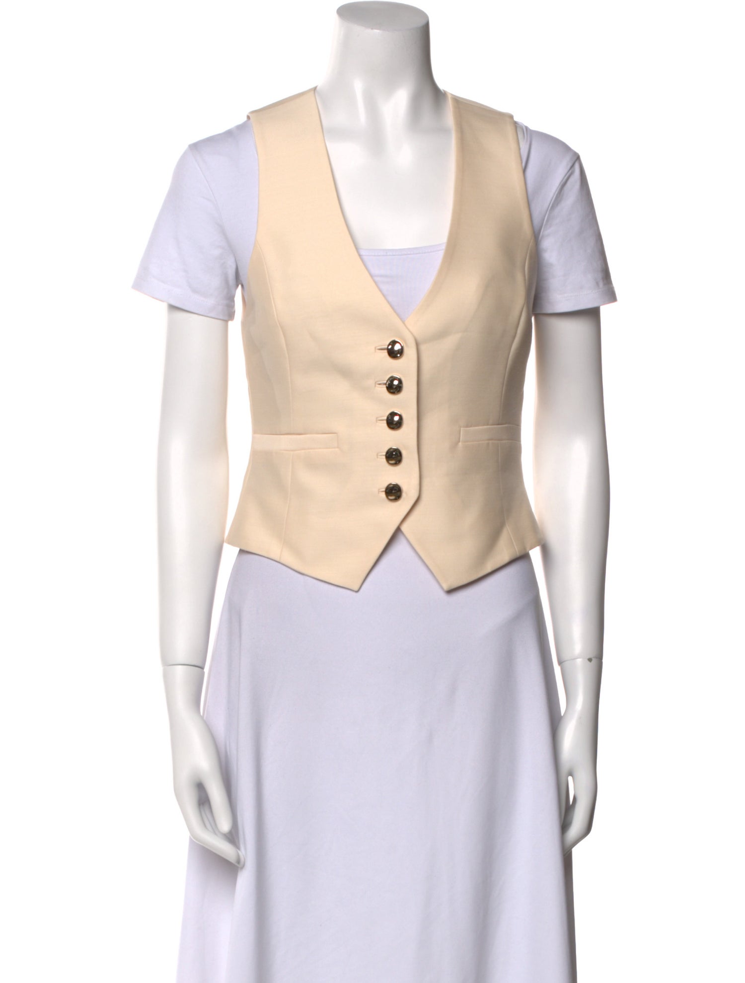 Zimmermann Wool V-Neck Crop Top