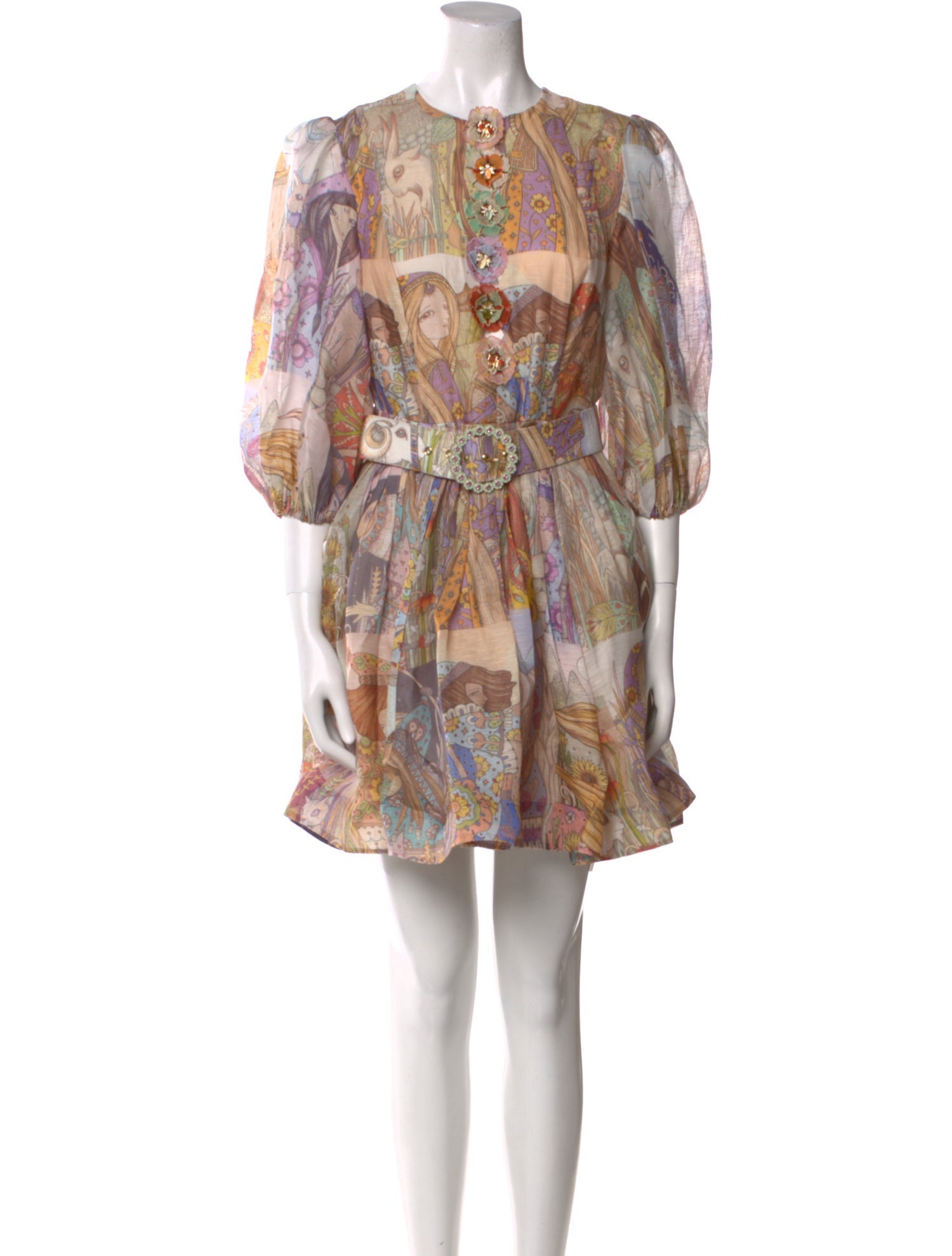 Zimmermann Linen Mini Dress