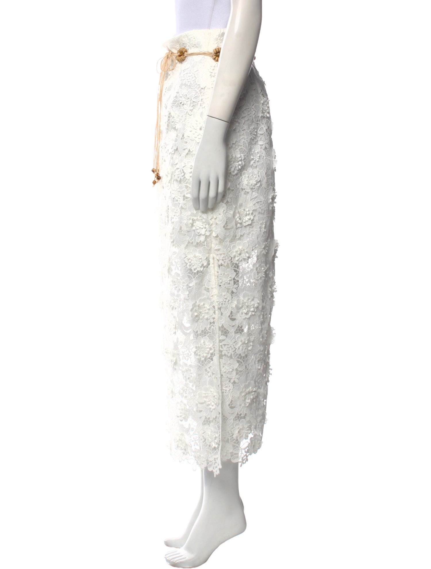 Zimmermann Floral Print Midi Length Skirt