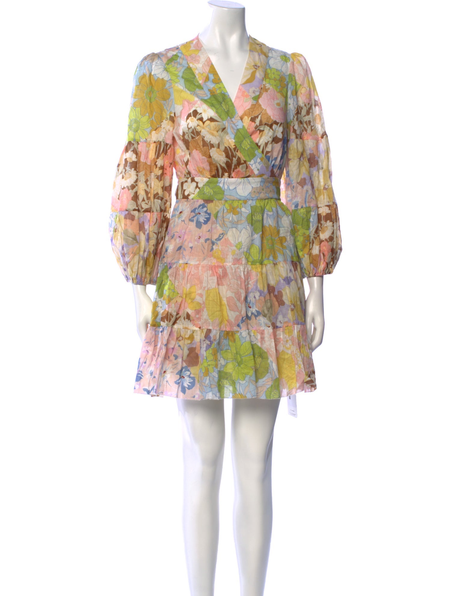 Zimmermann Floral Print Mini Dress w/ Tags
