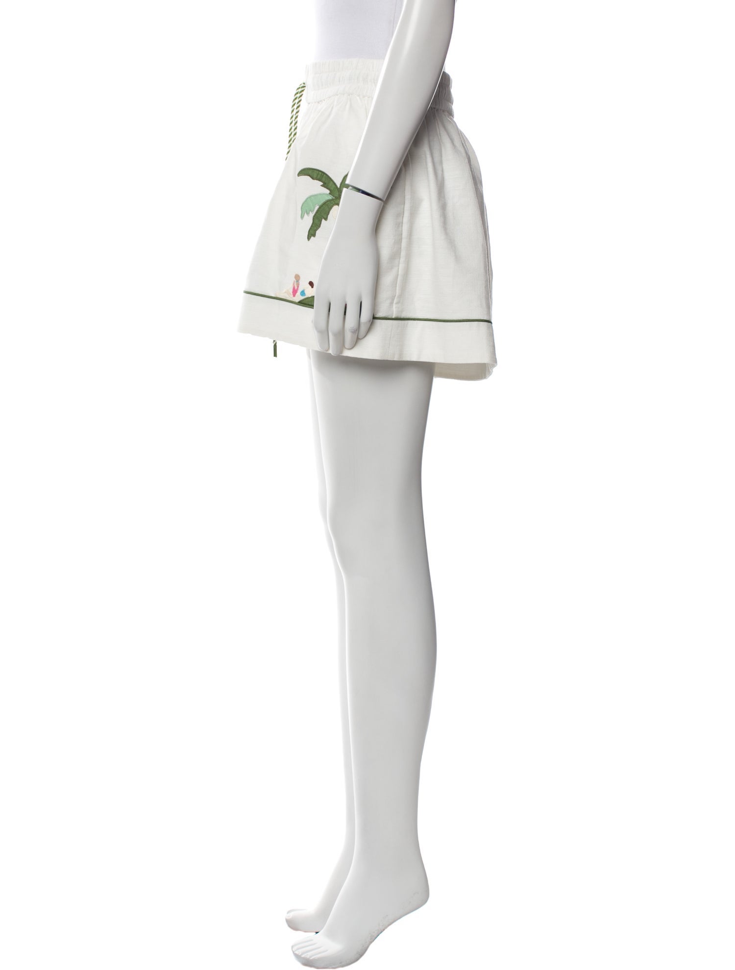 Zimmermann Printed Mini Shorts