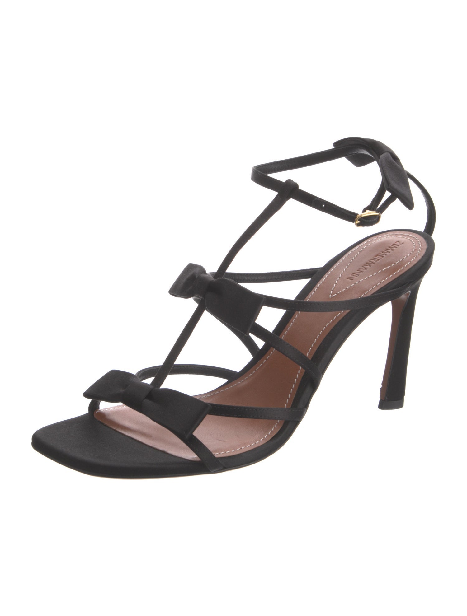 Zimmermann Leather T-Strap Sandals