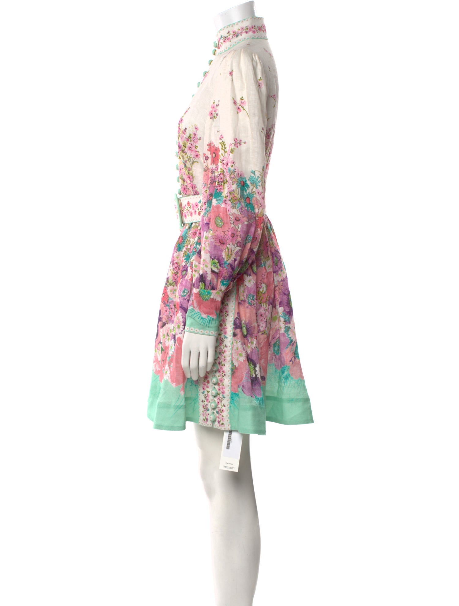 Zimmermann Linen Knee-Length Dress