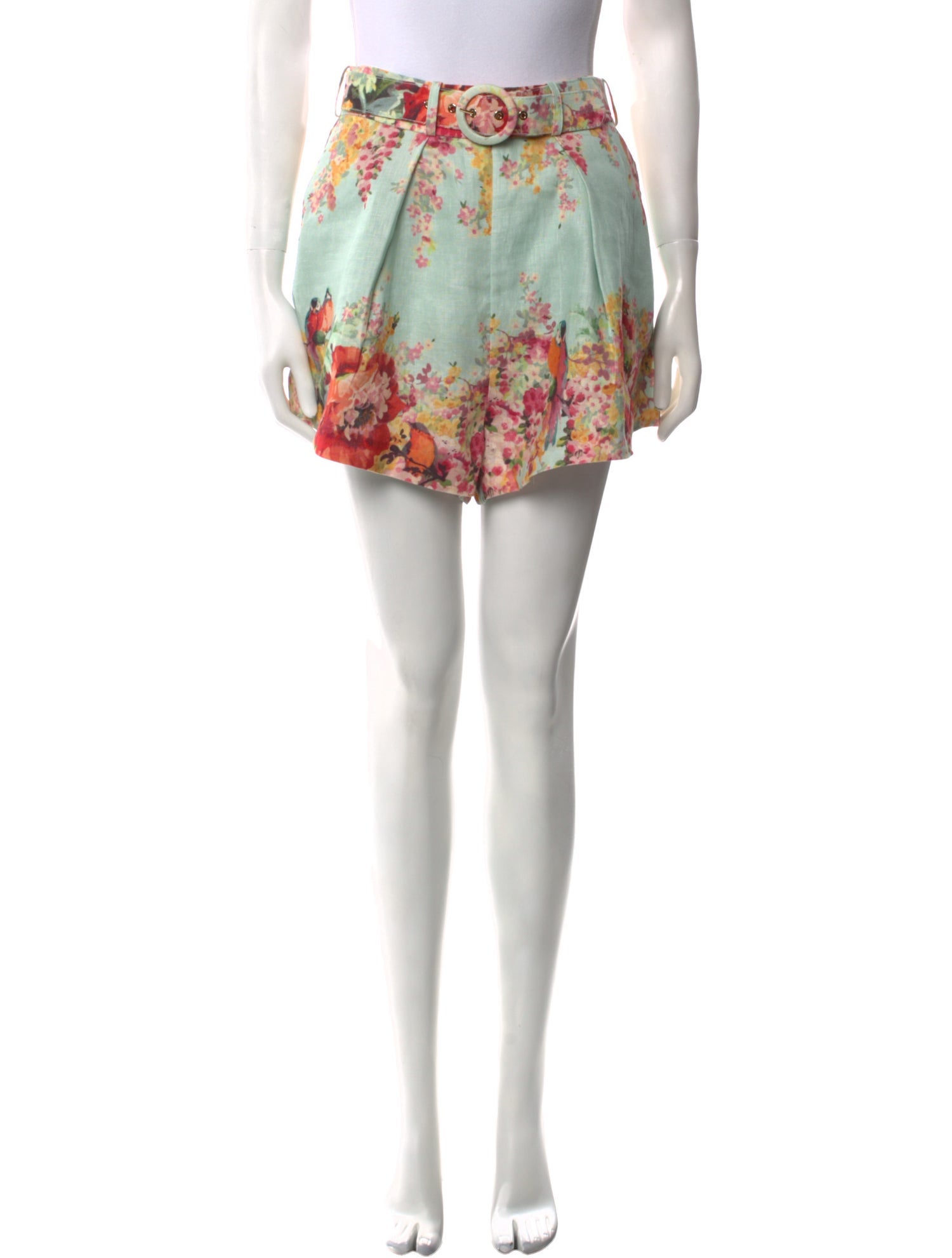 Zimmermann Linen Mini Shorts