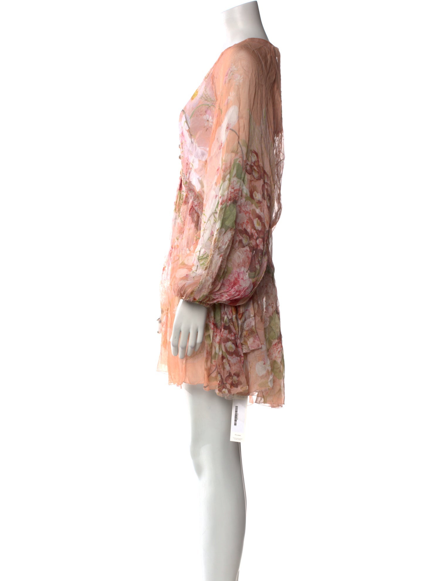 Zimmermann Floral Print Mini Dress