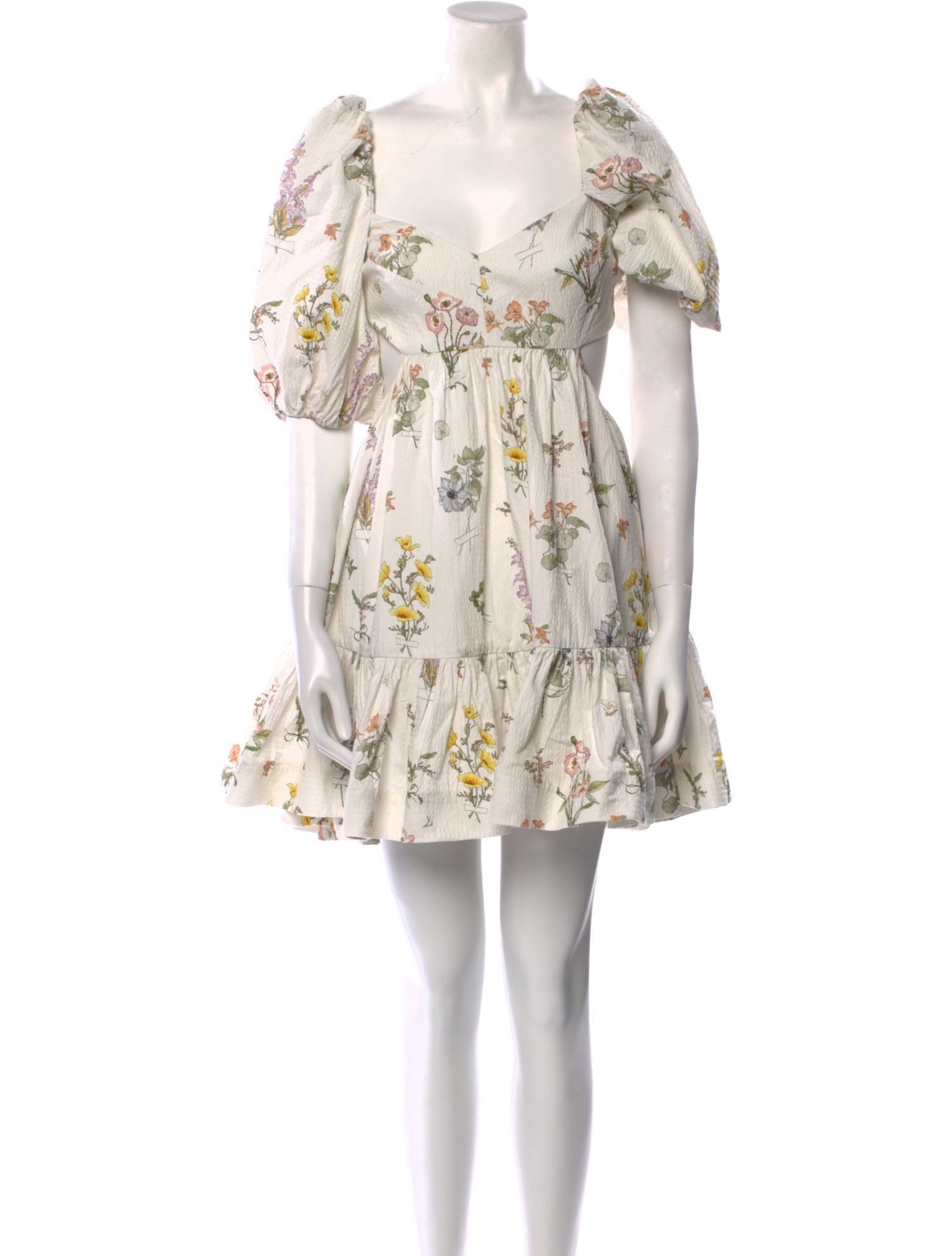 Zimmermann Floral Print Mini Dress
