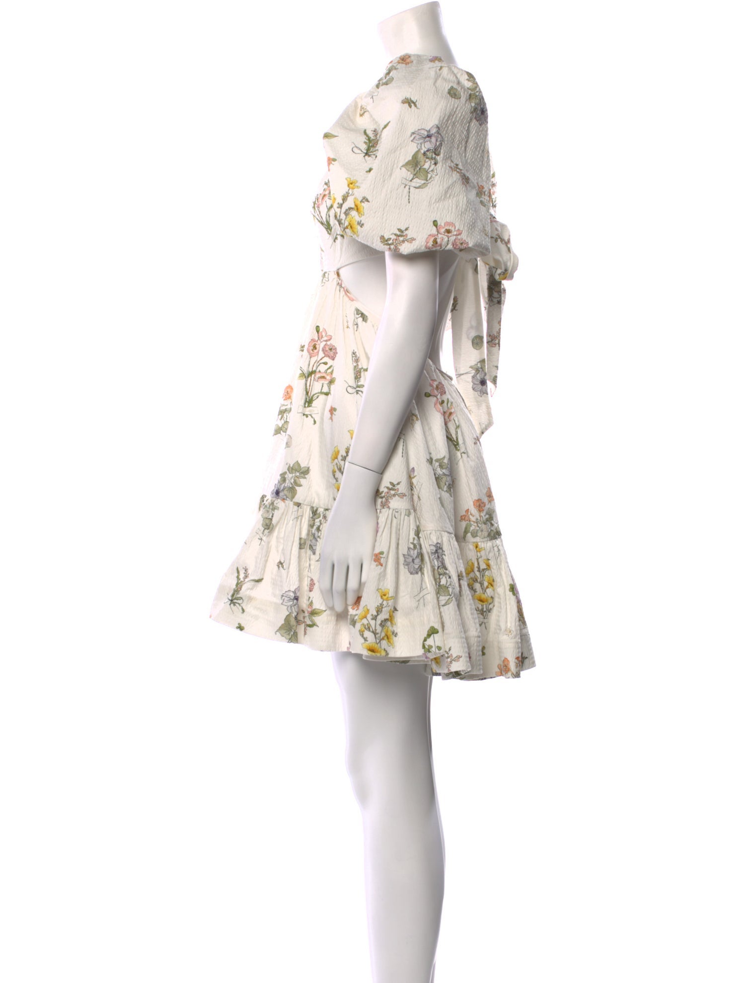 Zimmermann Floral Print Mini Dress