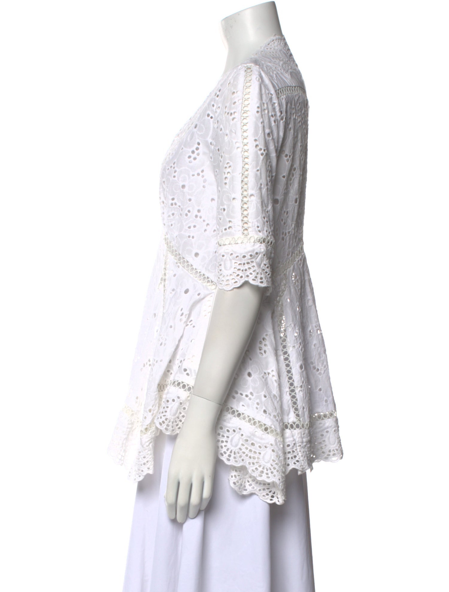 Zimmermann Printed V-Neck Top