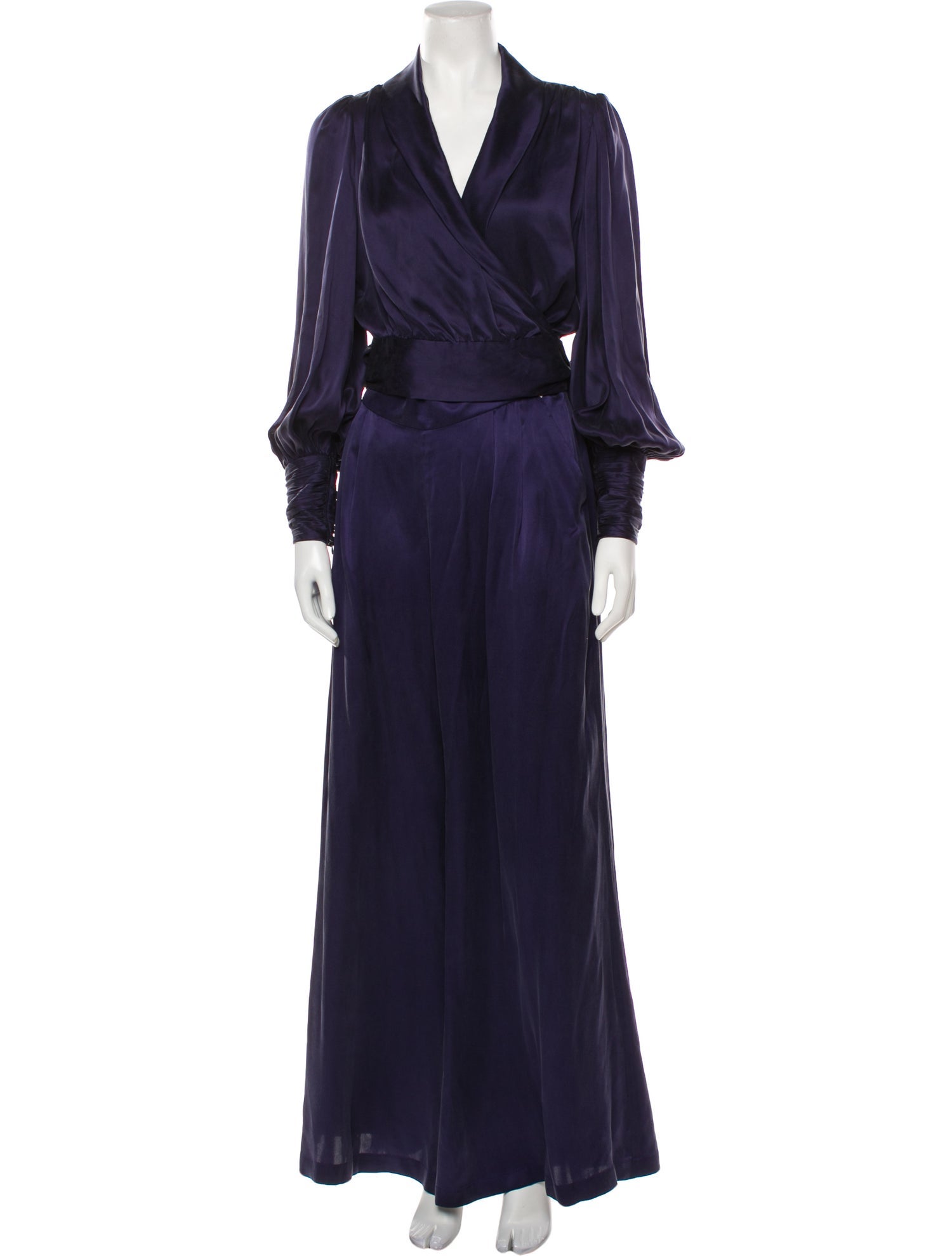 Zimmermann Silk Pleated Accents Pant Set