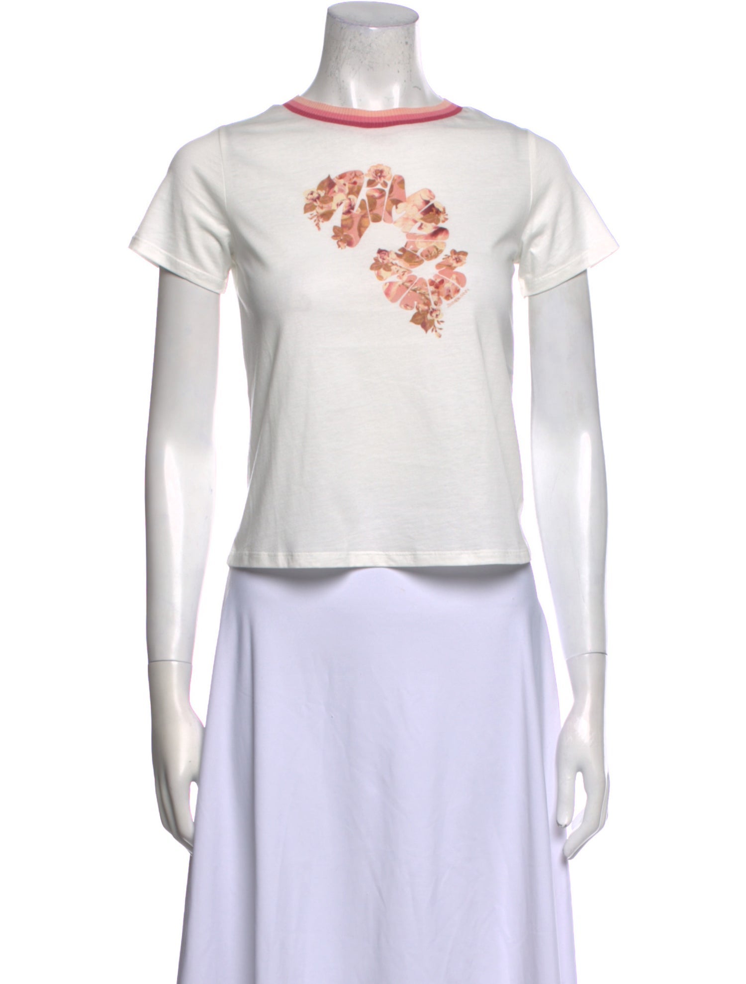 Zimmermann Graphic Print Bateau Neckline T-Shirt w/ Tags