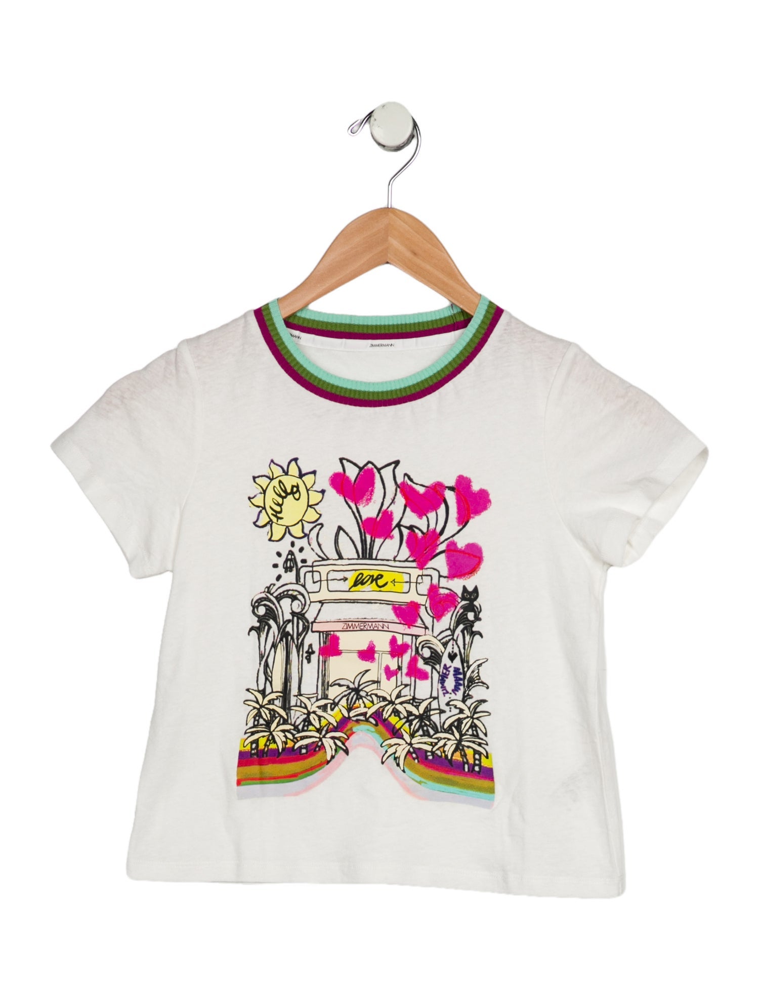 Zimmermann Short Sleeve Top