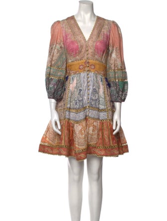 Zimmermann Linen Mini Dress