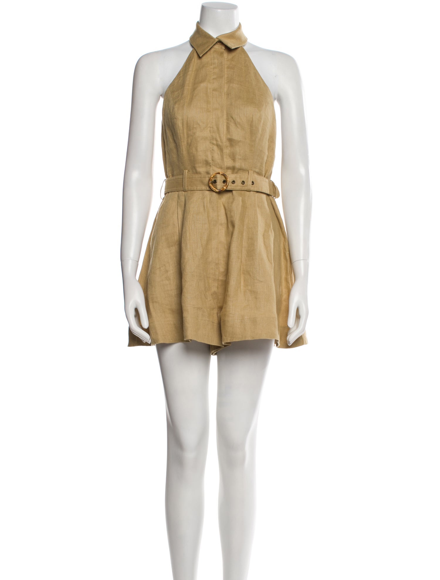 Zimmermann Linen Halterneck Romper