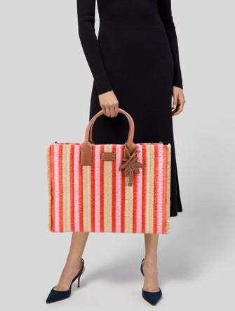 Zimmermann Raffia Top Handle Bag