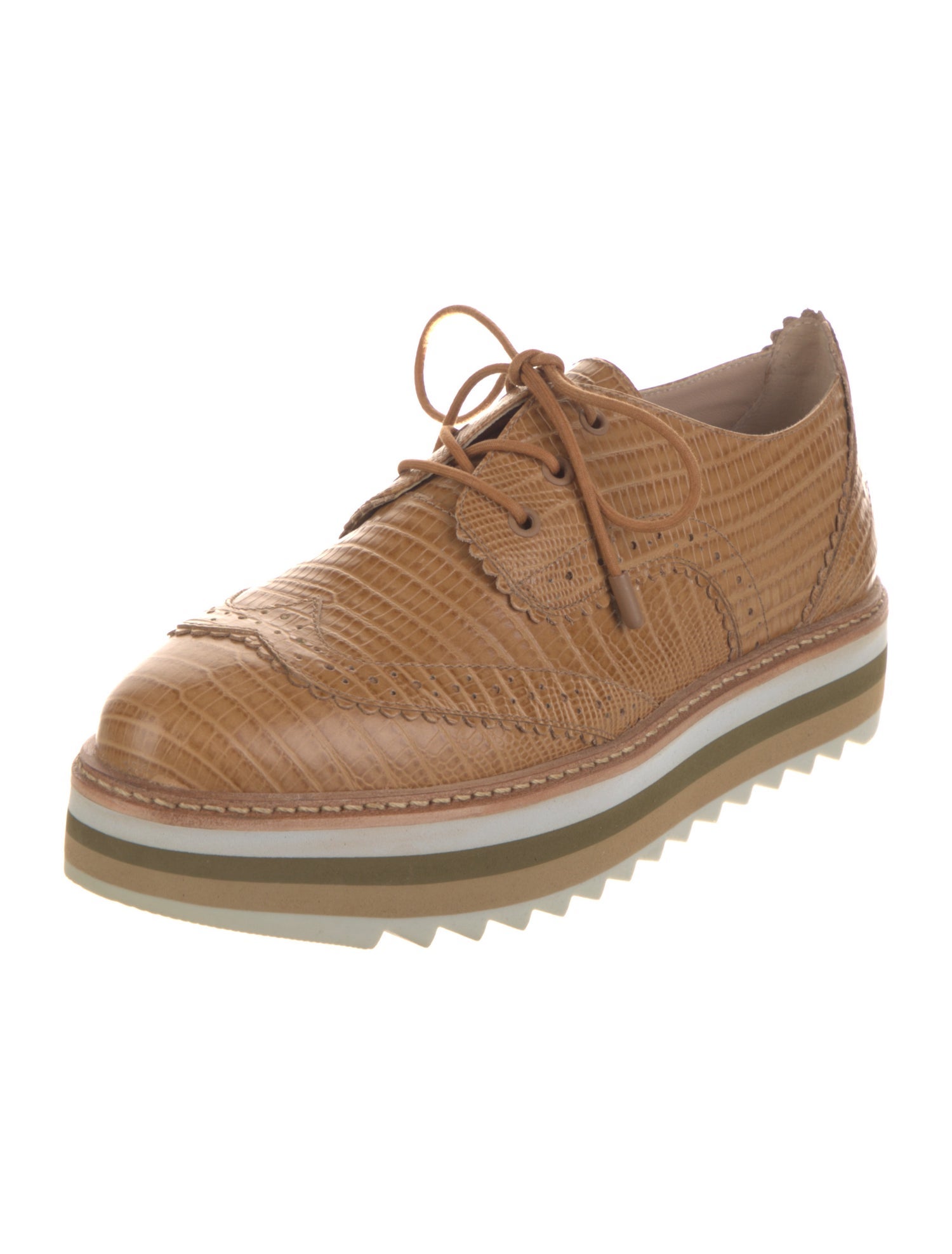 Zimmermann Embossed Leather Oxfords