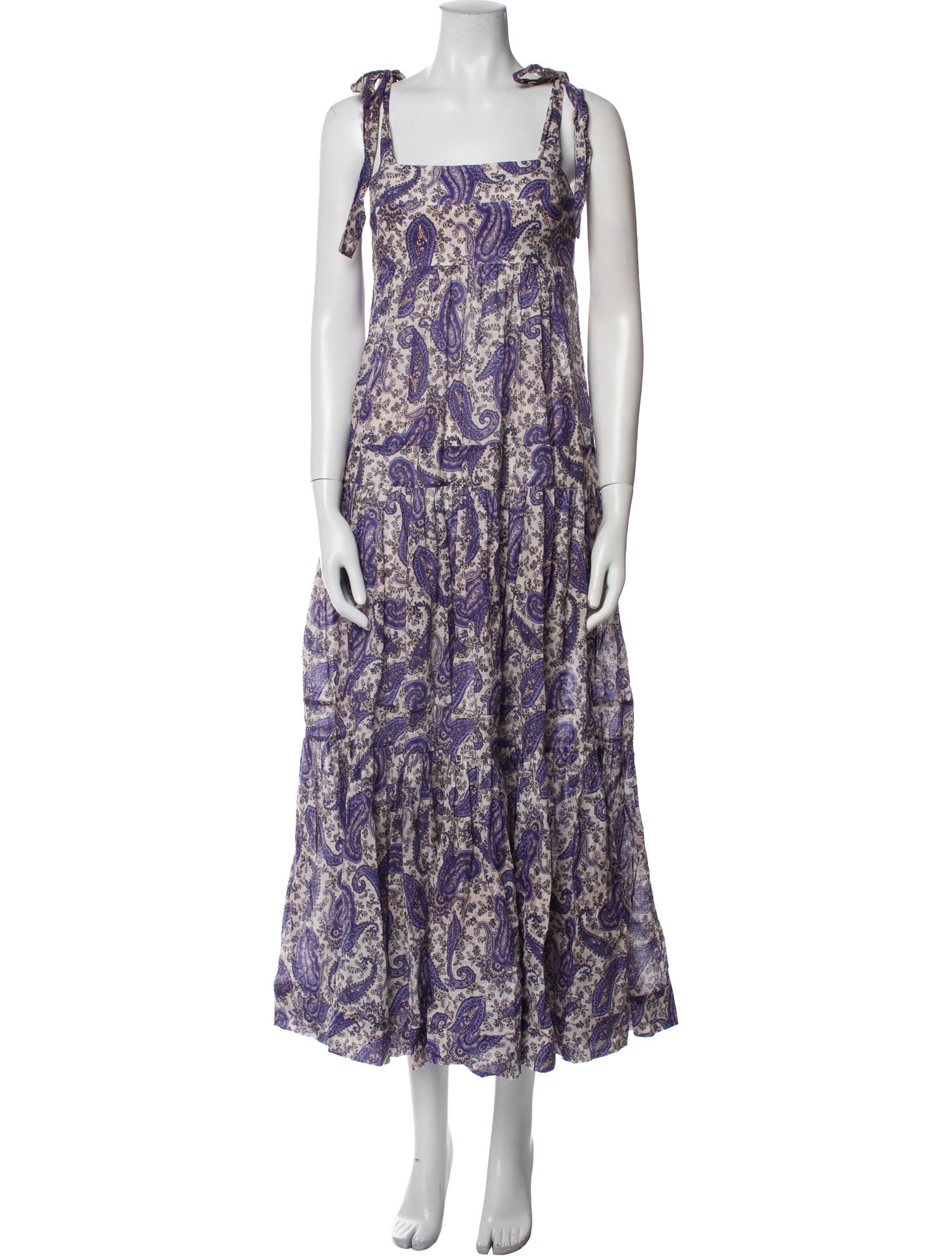 Zimmermann Paisley Print Midi Length Dress
