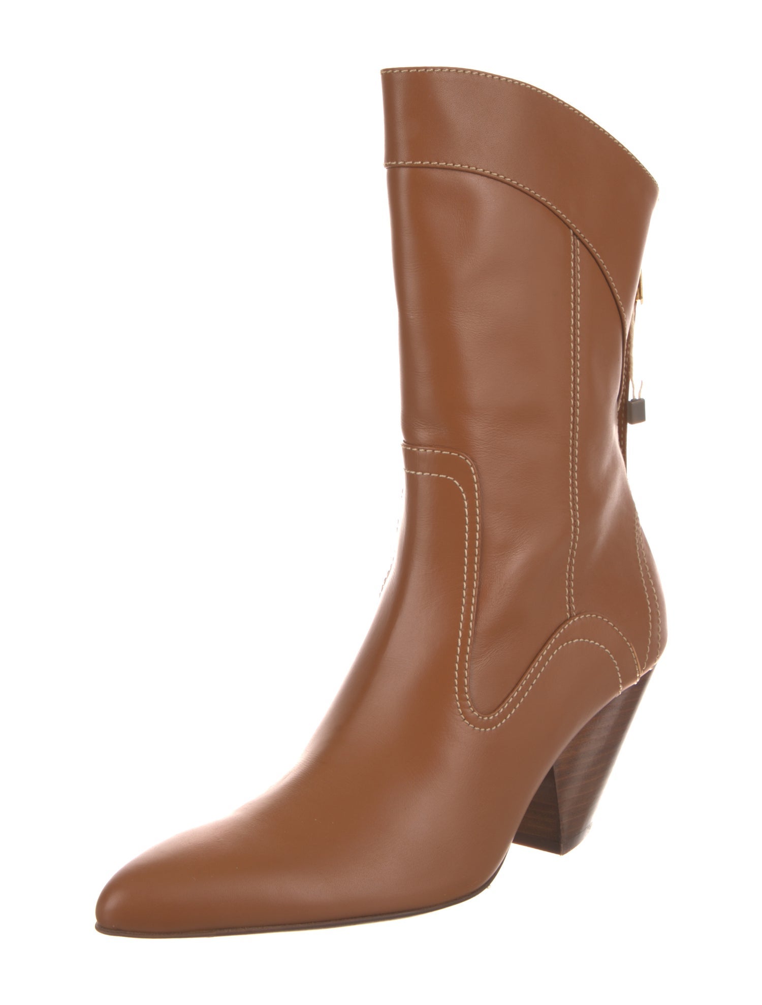 Zimmermann Leather Western Boots w/ Tags