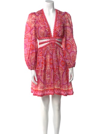 Zimmermann Printed Mini Dress
