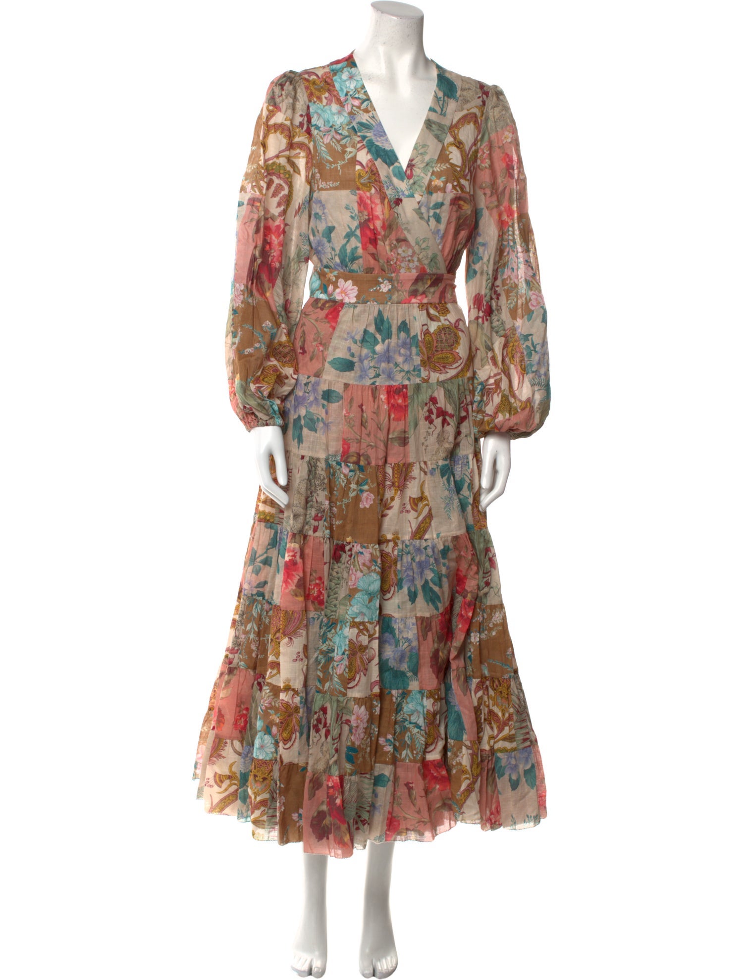 Zimmermann Floral Print Long Dress