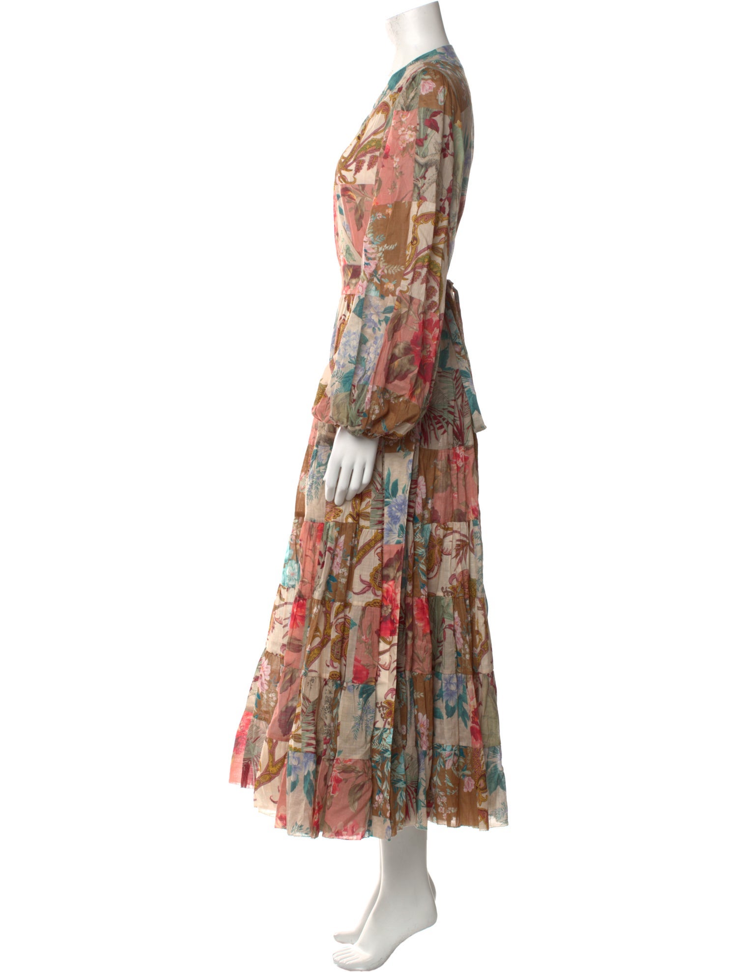 Zimmermann Floral Print Long Dress