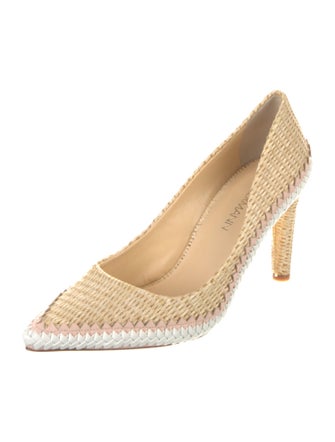 Zimmermann Straw Colorblock Pattern Pumps